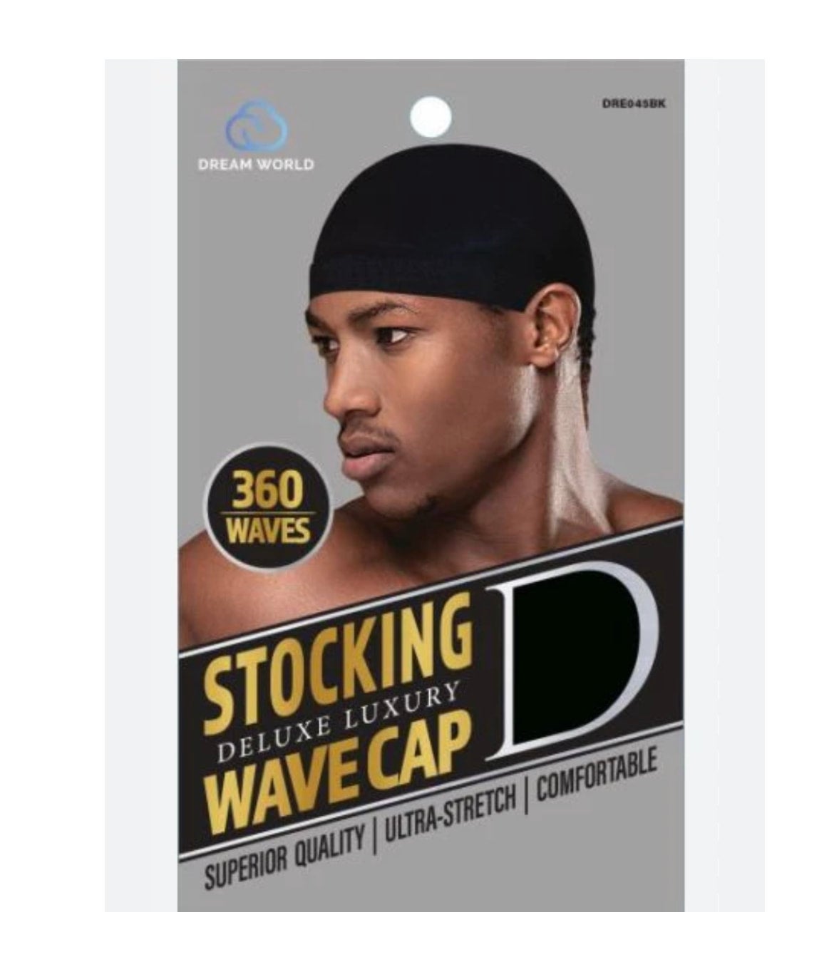 6 Pcs Durag Wave Cap for Men Stringless Durag Compressing Cap