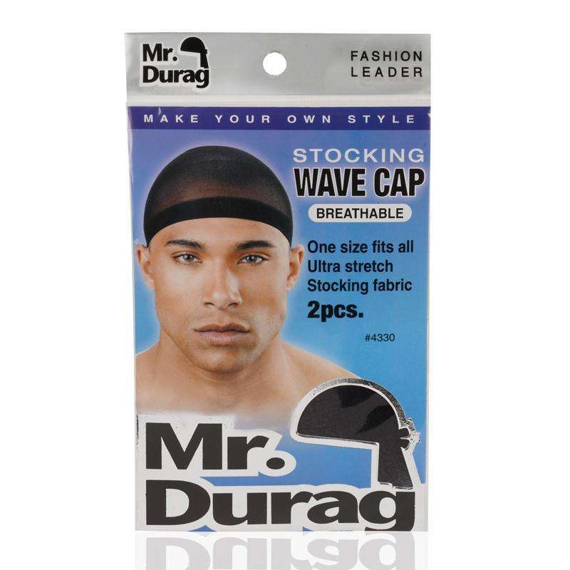 6 Pcs Durag Wave Cap for Men Stringless Durag Compressing Cap